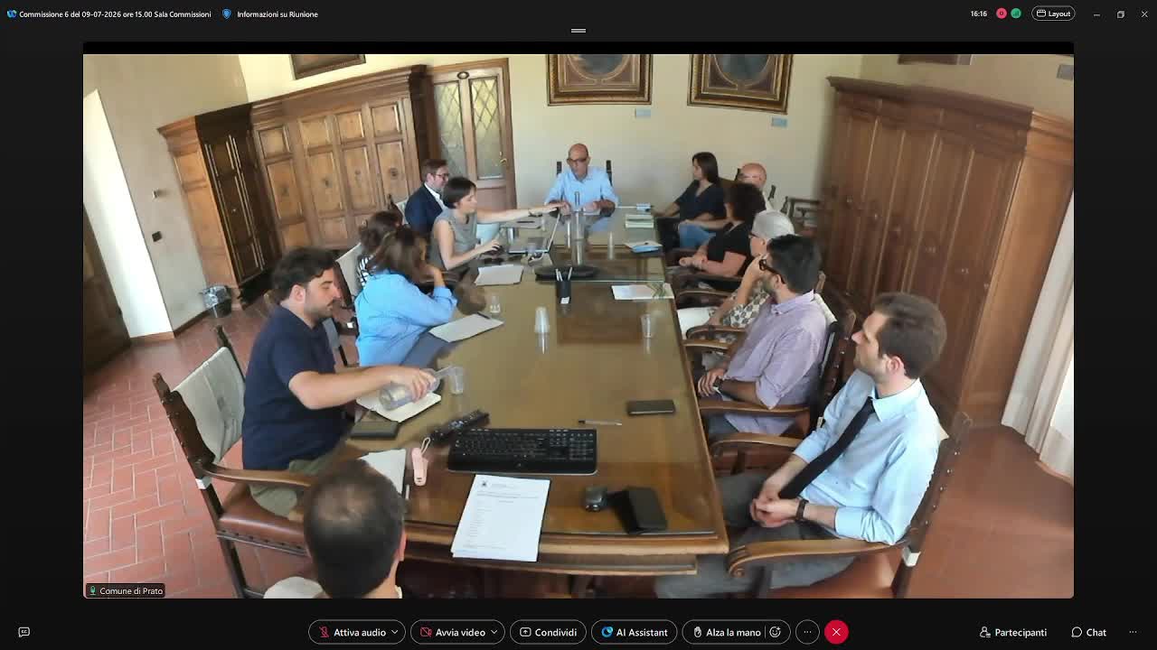Commissione consiliare n. 6 del 09/07/2026 ore 15:00