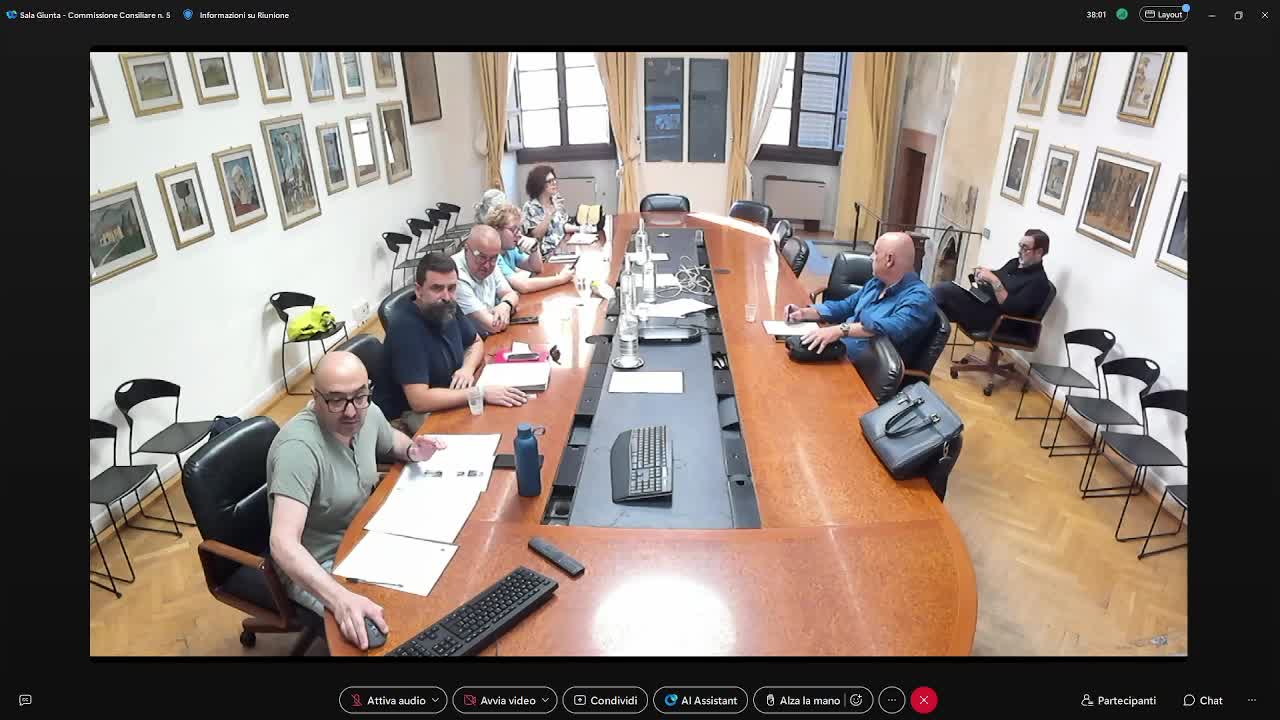 Commissione consiliare n. 5 del 15/07/2026 ore 08:30