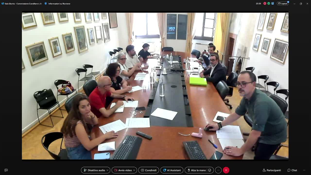 Commissione consiliare n. 6 del 17/07/2026 ore 13:00