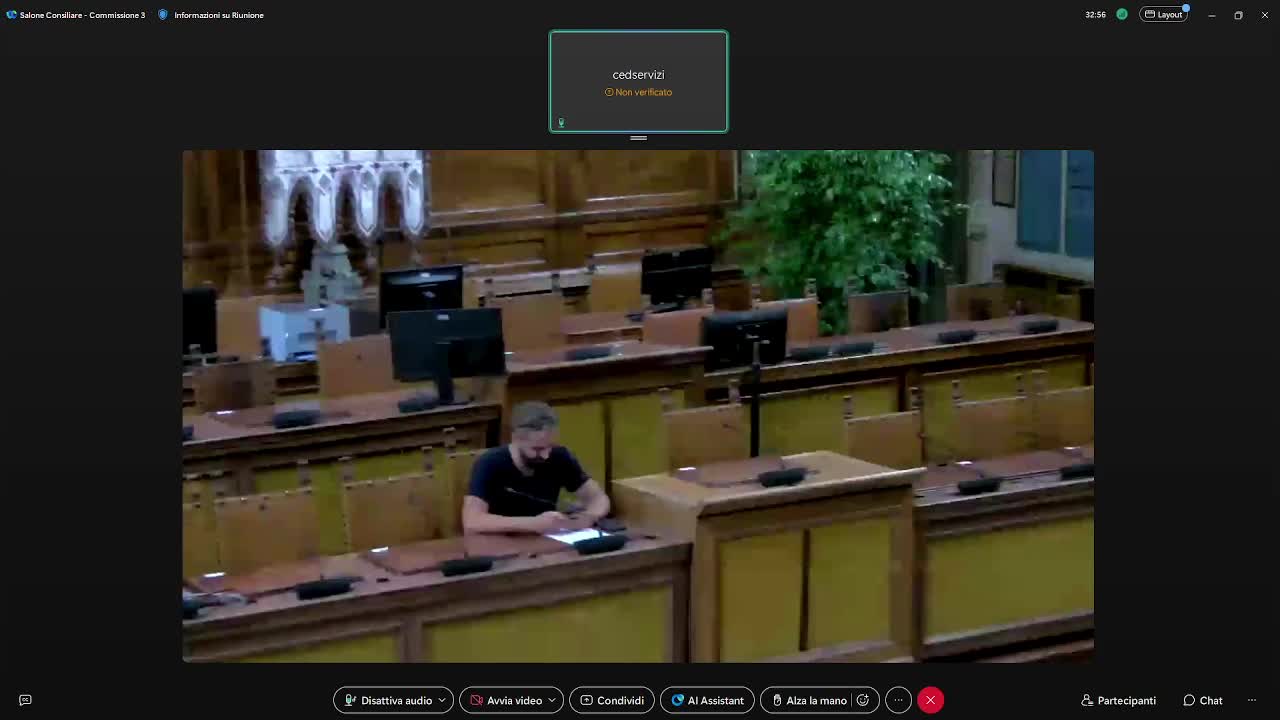 Commissione consiliare n. 3 del 21/07/2026 ore 12:00