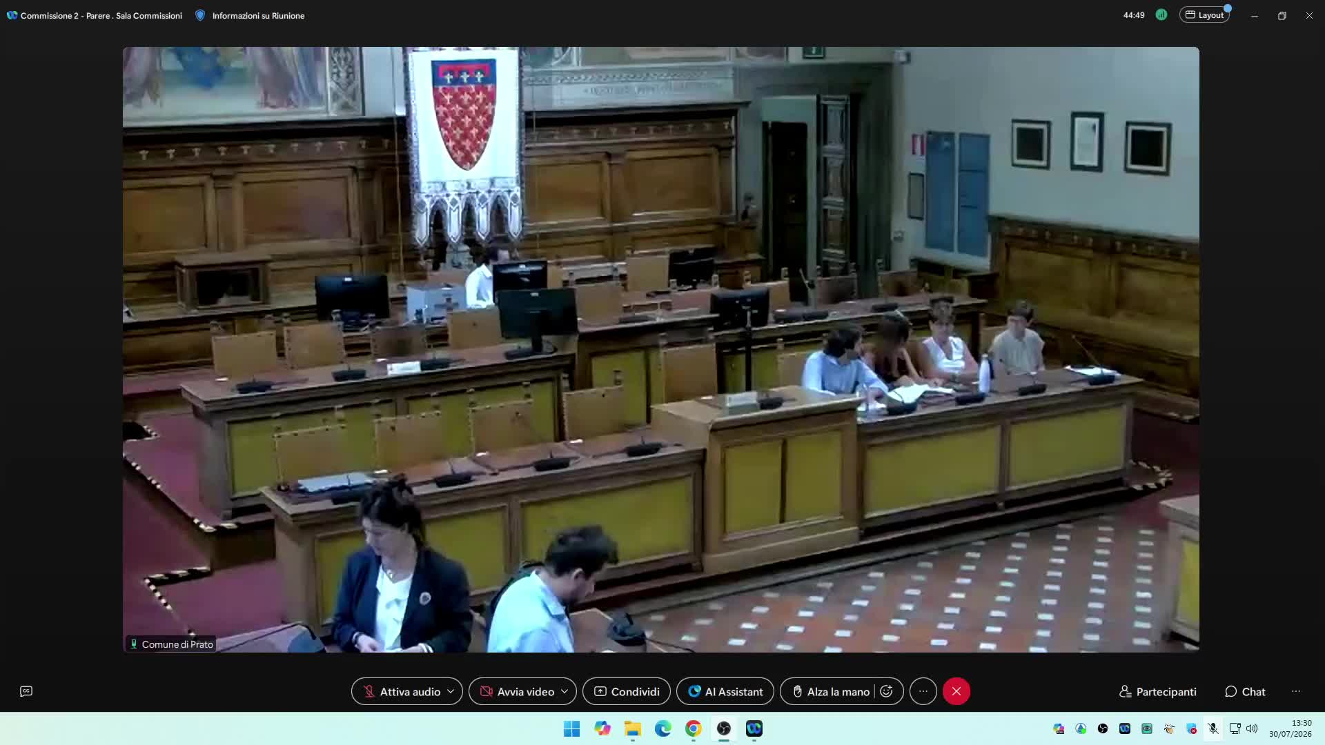 Commissione consiliare n. 2 del 30/07/2026 ore 13:00