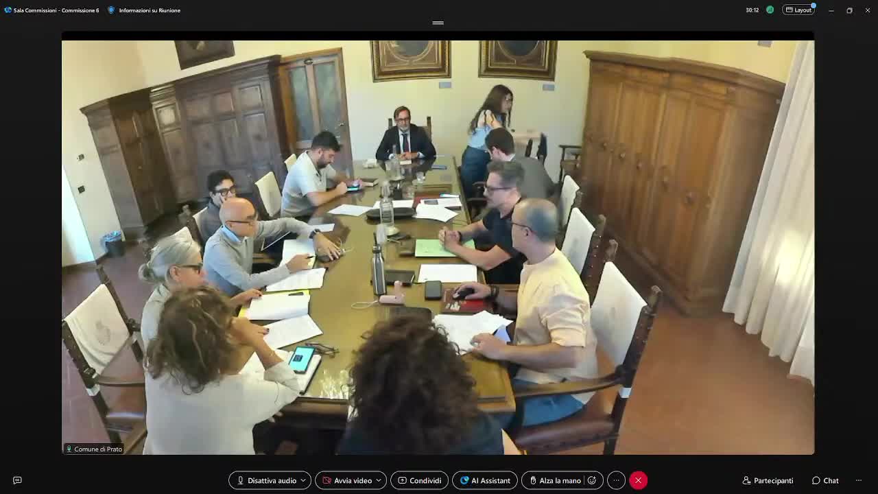 Commissione consiliare n. 6 del 15/09/2026 ore 08:30