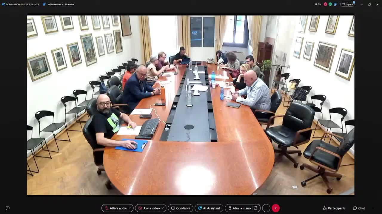 Commissione consiliare n. 5 del 29/09/2026 ore 15:00