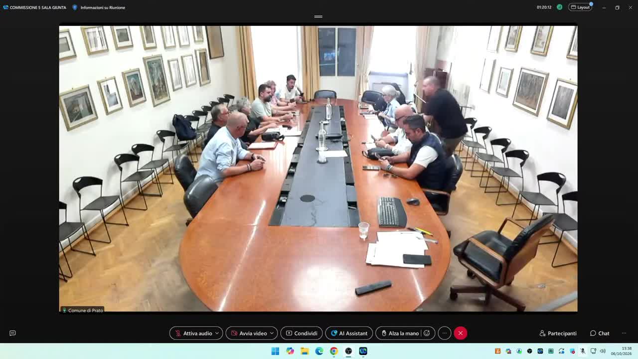 Commissione consiliare n. 5 del 06/10/2026 ore 14:30